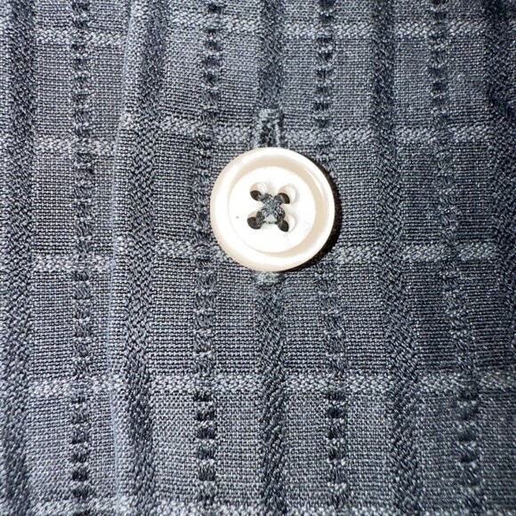 Tommy Bahama Black Silk Blend Button-Up Shirt - Size XL - Picture 8 of 10